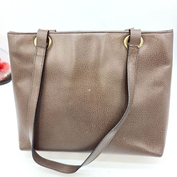 Gucci Bags Gucci Brown Leather Shoulder Bag Poshmark